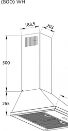 Pyramida ACH 60 PB (800) WH