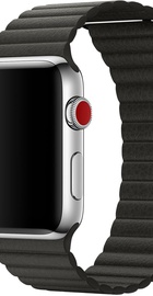 Apple Watch 42mm/44mm/45mm/46mm/49mm Charcoal Gray Leather Loop Large (MQV82)