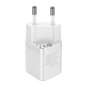 Baseus GaN3 Fast Charger Type-C 30W White (CCGN010102)