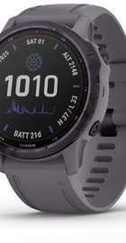 Garmin Fenix 6S Pro Solar Edition Amethyst Steel with Shale Gray Band (010-02409-15)