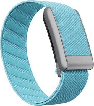 WHOOP MG SuperKnit Aqua with Alloy + 12 Month Membership