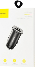 Baseus Square Metal (PD 3.0 QC 4.0+ 30W USB + Type-C) (CCALL-AS01)