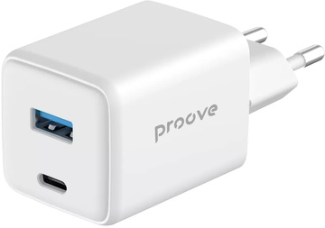 Proove Pocket GaN 45W (Type-C + USB) White