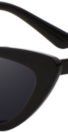 Winla Fashion Design Cat Eye Sunglasses Women Black/Grey (model WL1127)