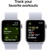 Apple Watch SE 2 GPS 44mm Silver Aluminium Case w. Blue Cloud Sport Loop (MXET3)