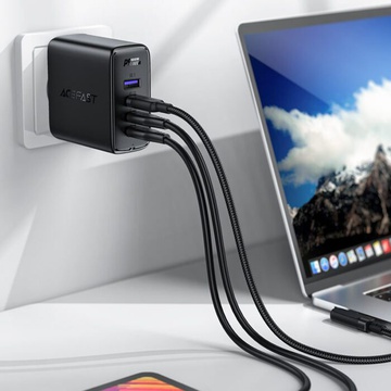 Acefast A37 (3xUSB-C + USB-A) + cable USB-C to USB-C 100w