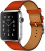Apple Watch Hermes 42mm Series 2 Stainless Steel Case with Feu Epsom Leather Single Tour (MNQ22)