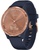 Garmin Vivomove 3s Rose Gold Stainless Steel Bezel w. Navy and Silicone B. (010-02238-03)