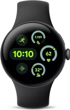 Google Pixel Watch 3 41 mm LTE Matte Black Aluminum Case/Obsidian Active Band