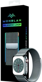 Monblan Milanese Loop for Watch 38mm/40mm/41mm/42mm Silver