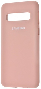 Samsung Silicone Cover Pink Sand for Galaxy S10 Plus