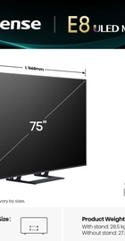 Hisense 75E8Q