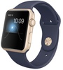 Apple Watch Sport 42mm Gold Aluminum Case Midnight Blue Sport Band (MLC72) CPO