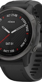 Garmin Fenix 6S Carbon Gray DLC with Black Band (010-02159-25)