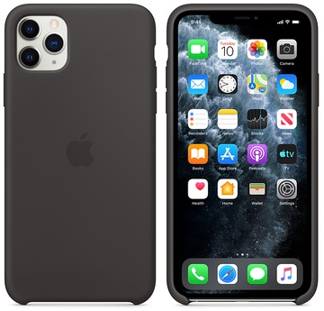 Apple iPhone 11 Pro Max Silicone Case - Black (MX002)