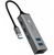 Baseus 3xUSB3.0 2xUSB2.0 Dark Gray (CAHUB-C0G)