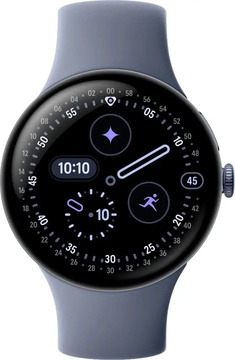 Google Pixel Watch 4 45mm Wi-Fi Satin Moonstone Aluminum case / Moonstone Active Band