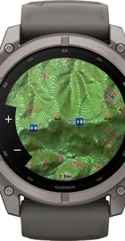 Garmin Fenix 9 51mm Titanium with Pebble Gray Silicone Band (010-04763-00/01)