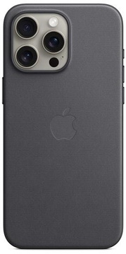 Apple iPhone 15 Pro Max FineWoven Case with MagSafe Black (MT4V3) (high copy)
