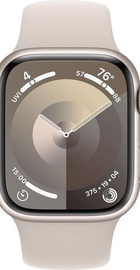 Apple Watch Series 9 GPS + Cellular 45mm Starlight Alu. Case w. Starlight Sport Band - M/L (MRM93)