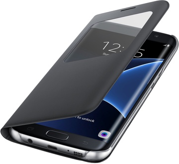 Samsung S View Cover for Galaxy S7 edge G935 (EF-CG935PBEGRU) Black
