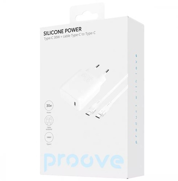 Proove Silicone Power 30W (Type-C) + Кабель Type-C to Type-C