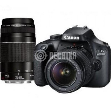 Canon EOS 4000D kit (18-55 + 75-300)