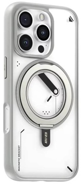 Skin Friendly Magnetic 360 Rotatable Stand Series for iPhone 16 Pro Max Black (BL043) Grey