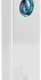 Baseus Amblight Digital Display Quick Charge 65W 30000mAh White (PPLG-A02)