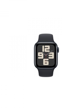 Apple Watch SE 2 GPS 40mm Midnight Aluminium Case with Midnight Sport Band S/M (MR9X3)