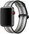 Apple Watch 42mm/44mm/45mm/46mm/49mm Black Stripe Woven Nylon (MQVR2)