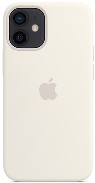 Apple iPhone 12 mini Silicone Case with MagSafe White (MHKV3) (high copy)