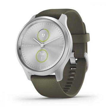 Garmin vivomove Style Silver-Moss Green Silicone (010-02240-21) (UA)