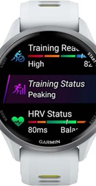 Garmin Forerunner 970 Titanium w. Whitestone Case and Whitestone/T. Amp Yellow Band (010-02969-01/11)