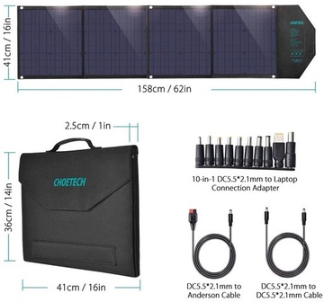 Choetech Solar panel 80 Watt (SC007)
