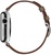 Apple Watch Hermes 38mm Series 2 Stainless Steel Case with Etoupe Swift Leather Double Buckle Cuff (MNQ72)