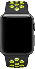 Apple Watch Nike Sport Band 38mm/40mm/41mm/42mm Black/Volt (MQ2H2)