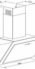 GRANADO Vivares 1614-1200 White glass