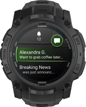 Garmin Instinct 3 50mm AMOLED Tactical Edition Black with Black Band (010-03020-50)