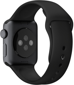Apple Watch 38mm/40mm/41mm/42mm Sport Band Black (high copy)