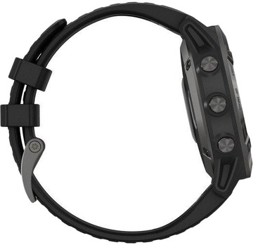 Garmin Fenix 6 Pro Sapphire Сarbon Grey DLC with Black Band (010-02158-11) (UA)