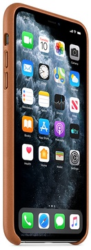 Apple iPhone 11 Pro Leather Case Saddle Brown (high copy)