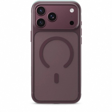 Blueo Skin Friendly Stain & Slip Resistant Magnetic Case iPhone 18 Pro / 17 Pro Cherry (Burgundy)