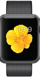 Apple Watch Sport 38mm Space Gray Aluminum Case with Black Woven Nylon (MMF62)