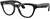 Ray-Ban Meta Skyler Gen 2 Standard Shiny Black Frame / Clear Lenses (RW4014 601/SB 52-20)