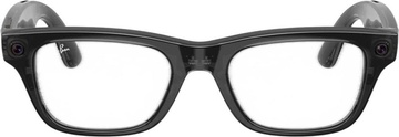 Ray-Ban Meta Blayzer Optics Gen2 - Transparent Black Frame with Demo Lens (RW7001 8526 50-19)
