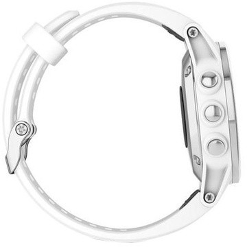 Garmin Fenix 5S Plus Sapphire White with Carrera White Band (010-01987-00)