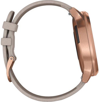 Garmin VIVOMOVE HR PREMIUM ROSE-GOLD WITH GREY SUEDE BAND ONE-SIZE (010-01850-09/A9)