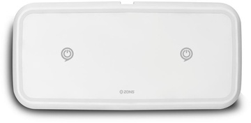 Zens Dual Fast Wireless Charging 10W White (ZEDC02W/00)