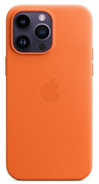 Apple iPhone 14 Pro Max Leather Case with MagSafe Orange (MPPR3)